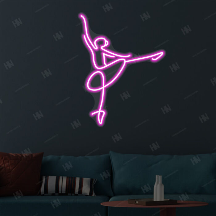 Ballet Dancer Neon Sign