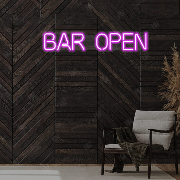 Bar Open Neon Sign LED Light