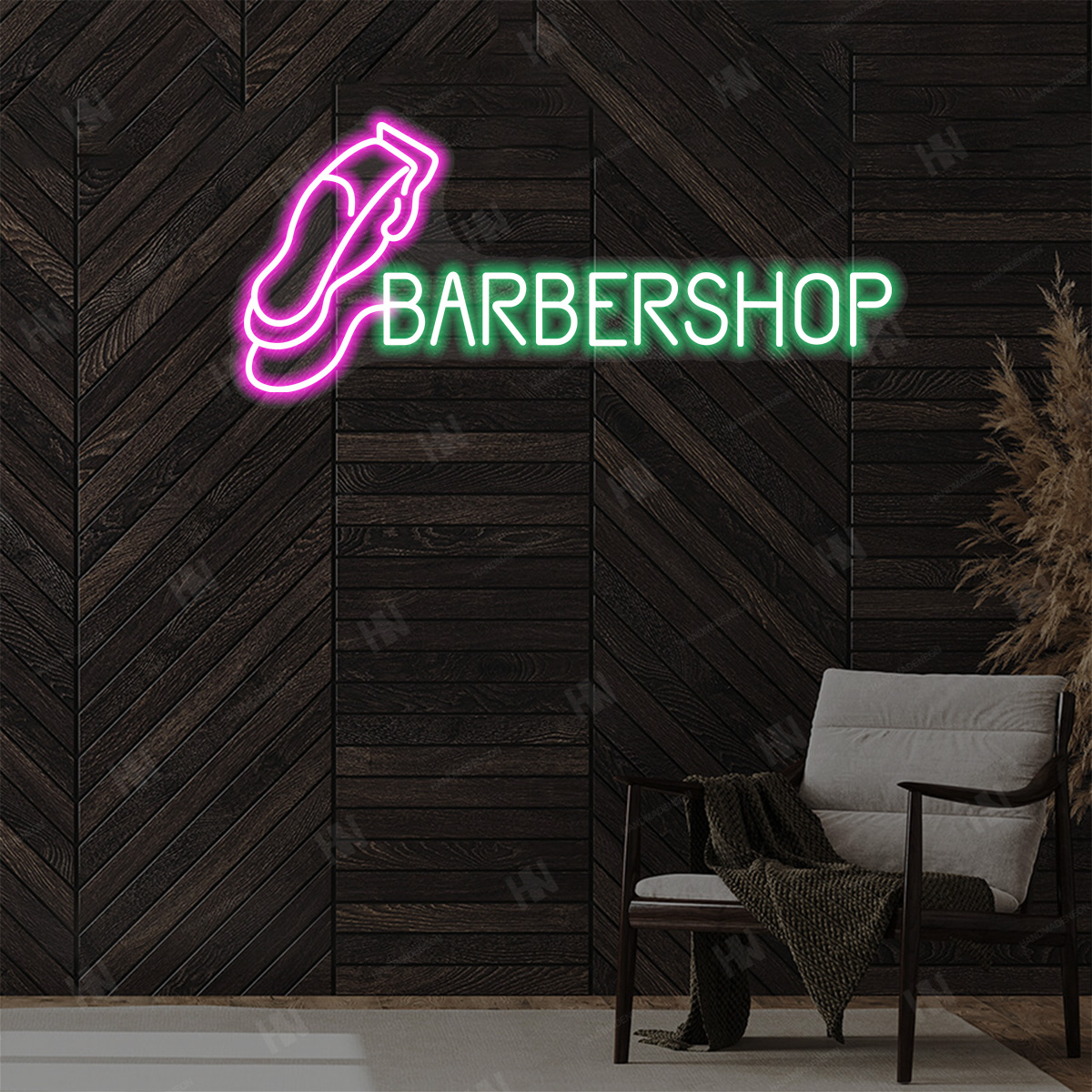 Barber Shop Neon Sign