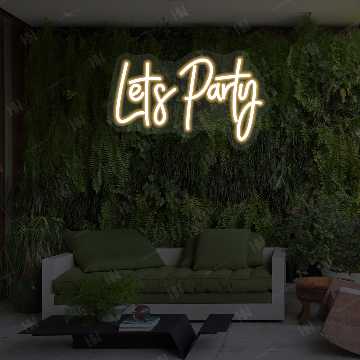 Let's Party Neon Sign