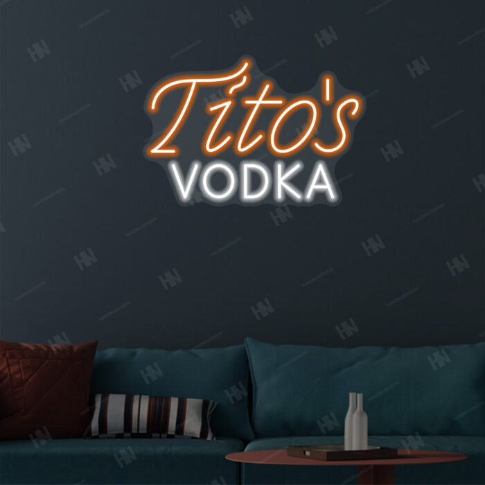 Tito's Handmade Vodka Neon Sign