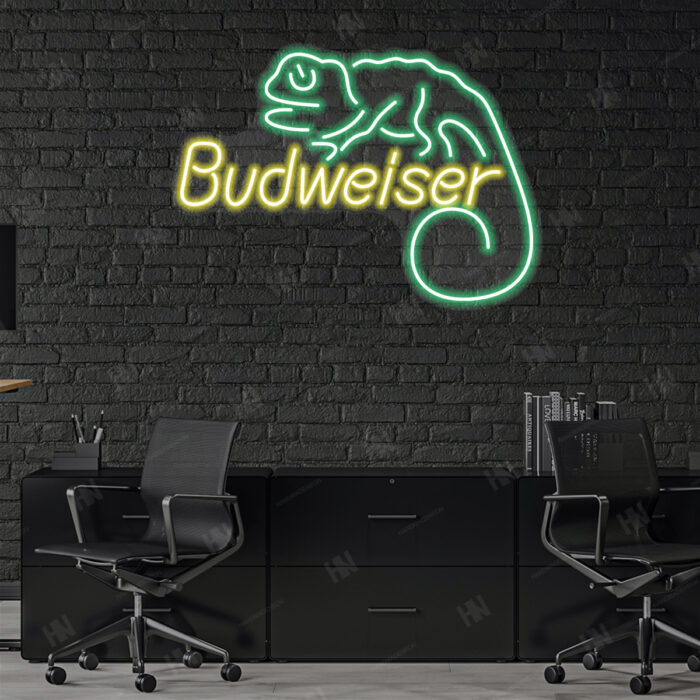 Budweiser Lizard Neon Sign