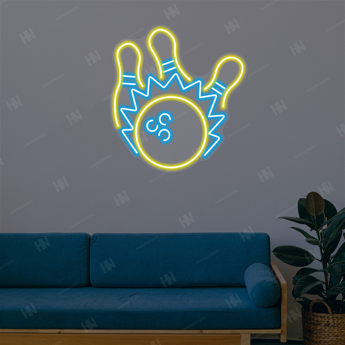 Bowling Neon Sign