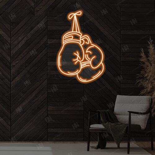 Boxing Gloves Neon Sign