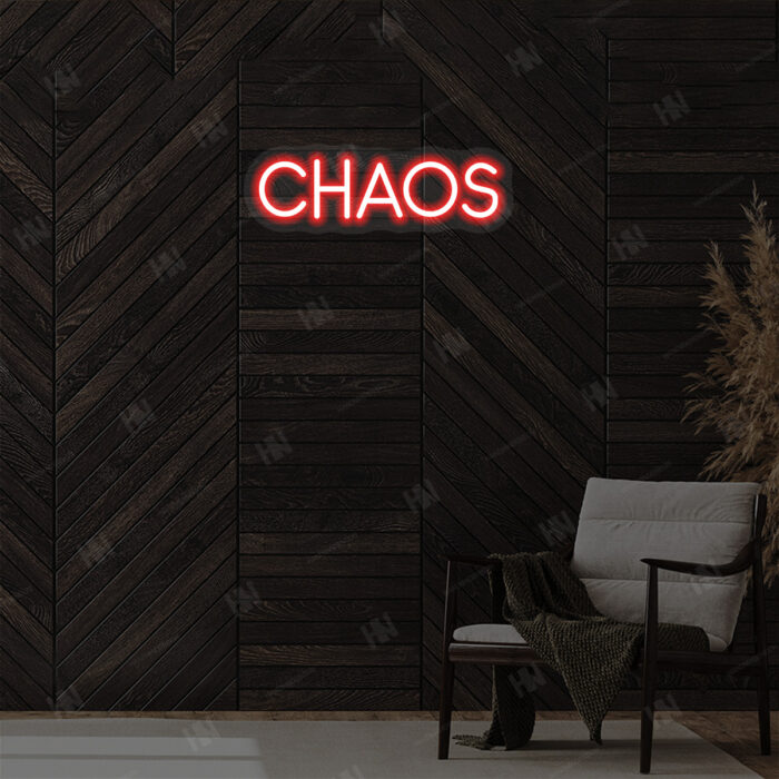 Chaos Neon Sign