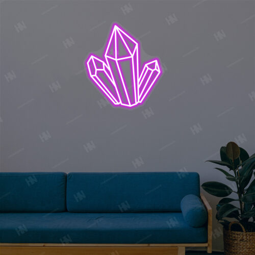 Crystals Neon Sign