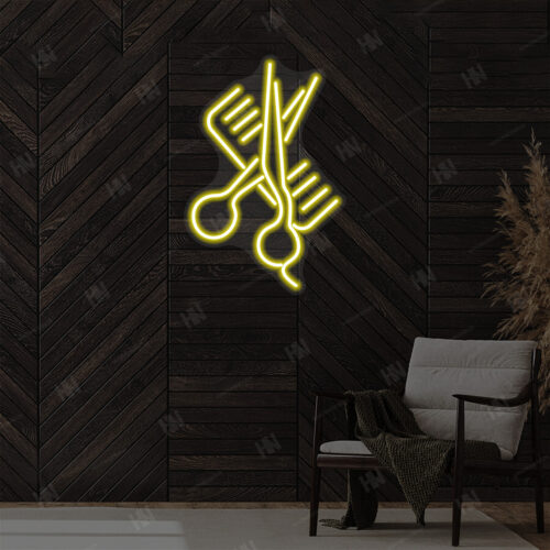 Custom Barber Shop Neon Sign