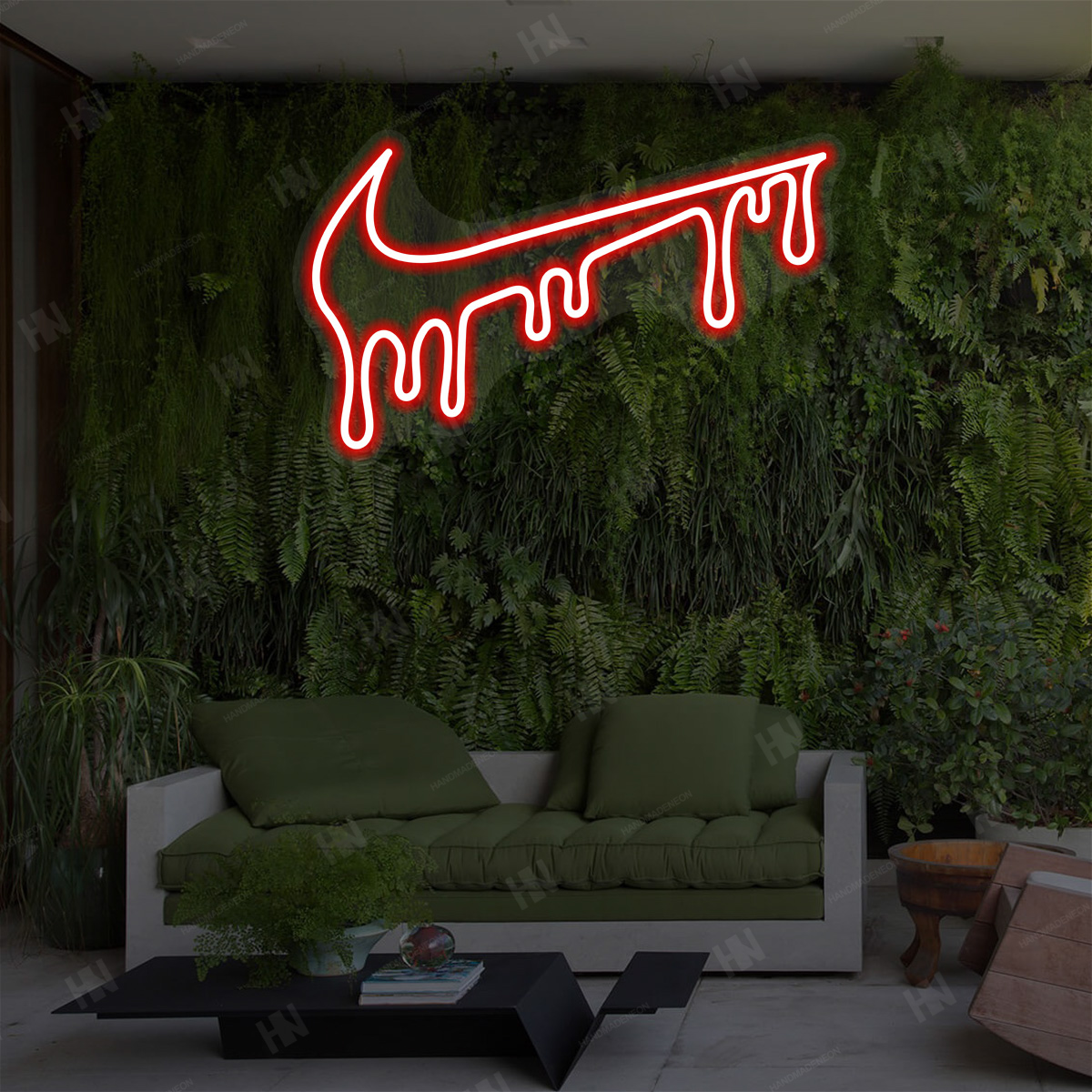 Dripping Nike Neon Sign