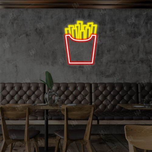 French Fries Neon Sign