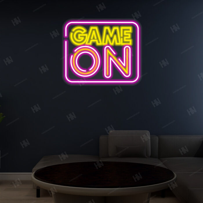 Game On Neon Sign