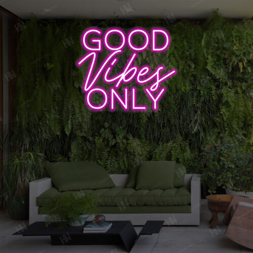 Good Vibes Only Neon Sign