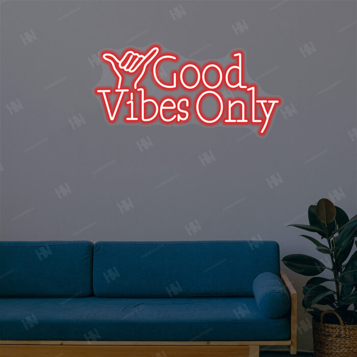 Good Vibes Only Neon Sign