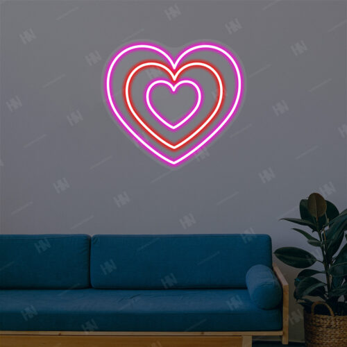 Heart Shape Neon Light