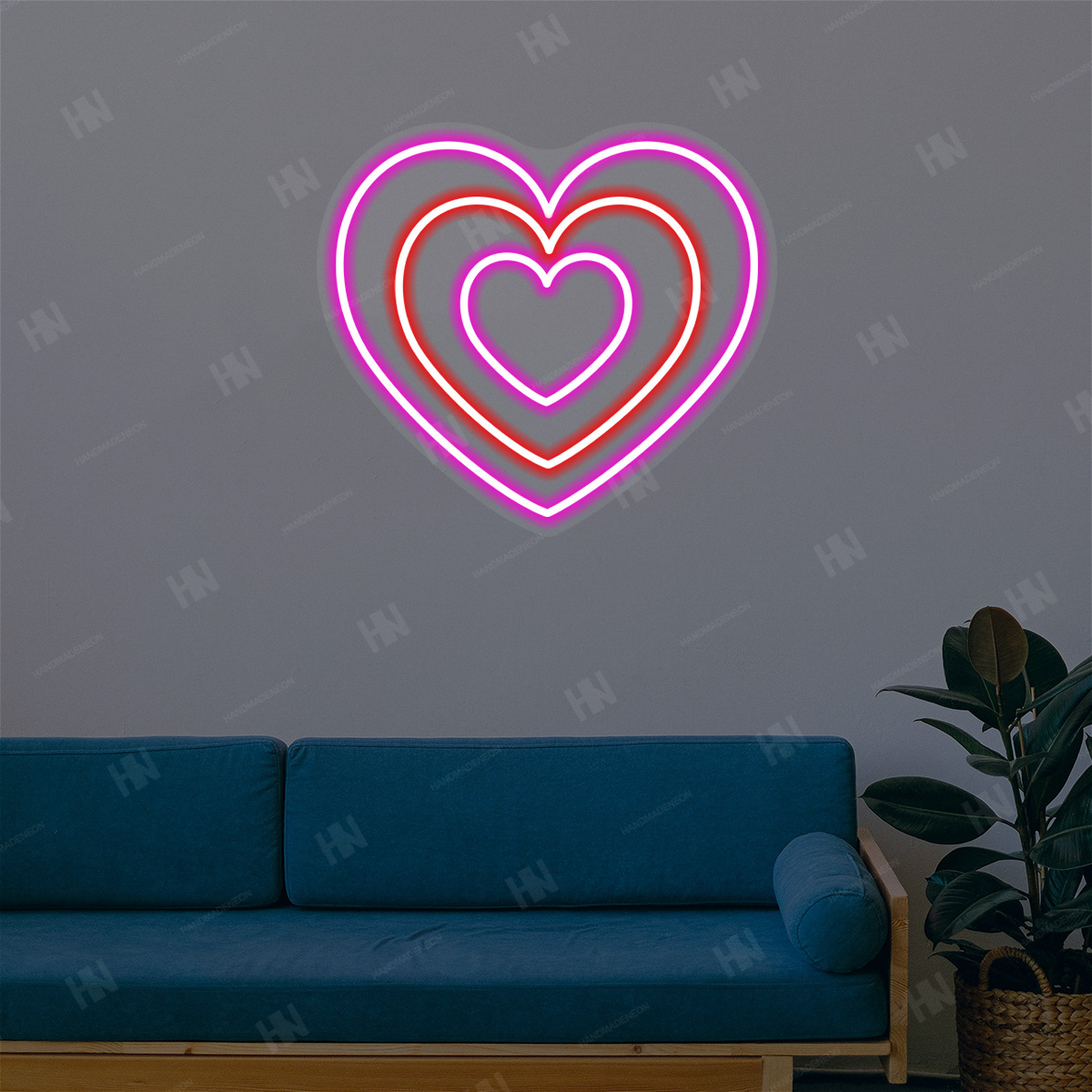 Heart Shape Neon Light