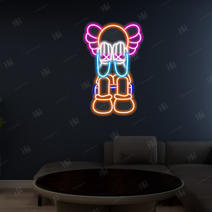 Kaws Neon Sign