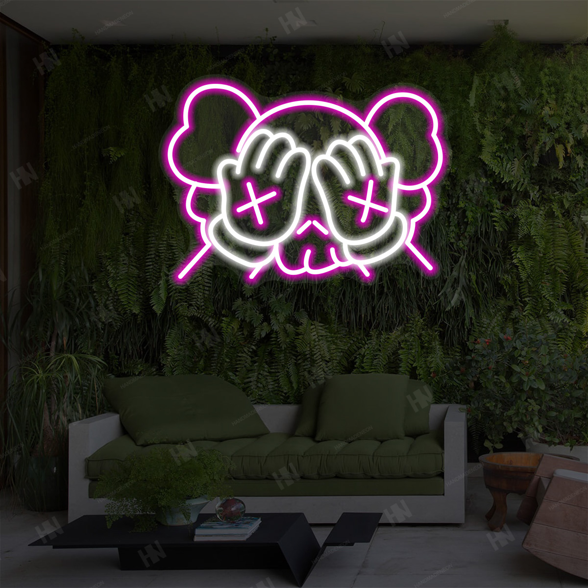 Kaws Neon Sign