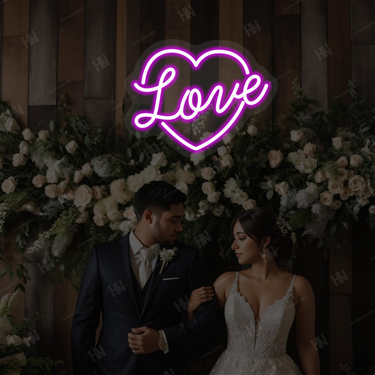 Love Neon Sign for Weddings