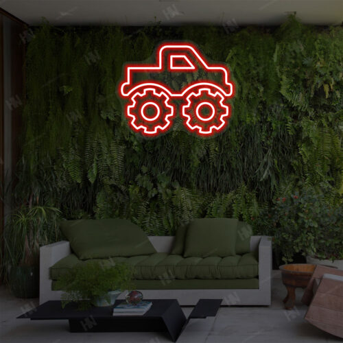 Monster Truck Neon Light