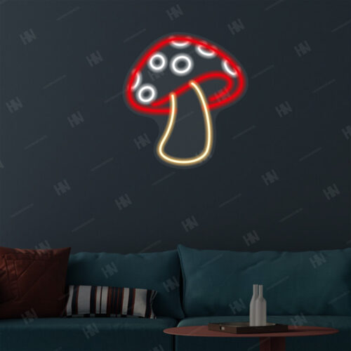 Mushroom Dripping LED Neon Sign