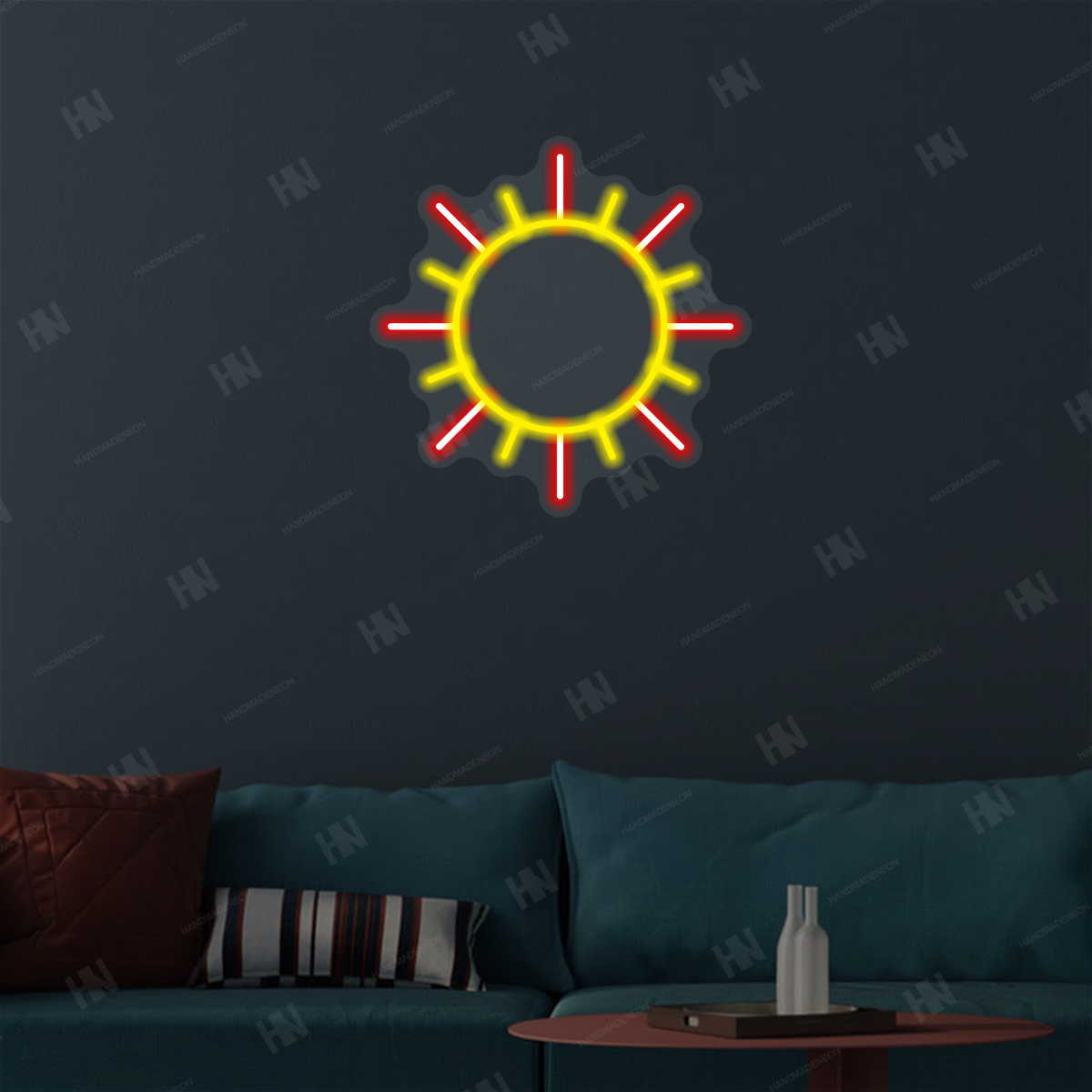 Veemoon Sun Neon Sign Home Decor