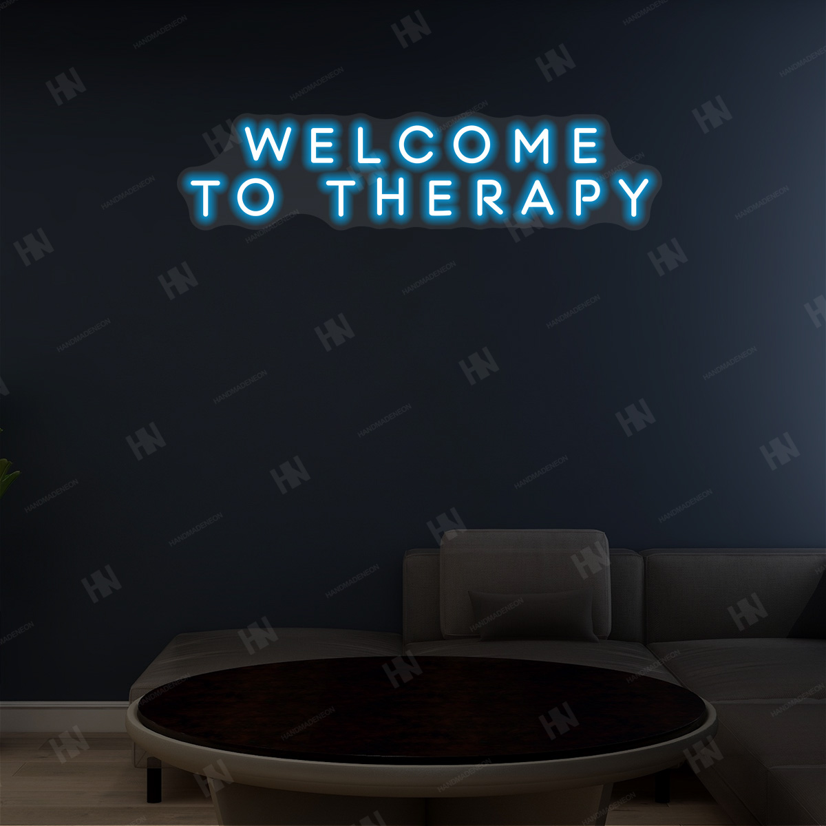 Welcome To Therapy Neon Sign