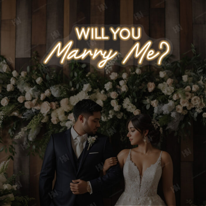 Will You Marry Me Neon Sign